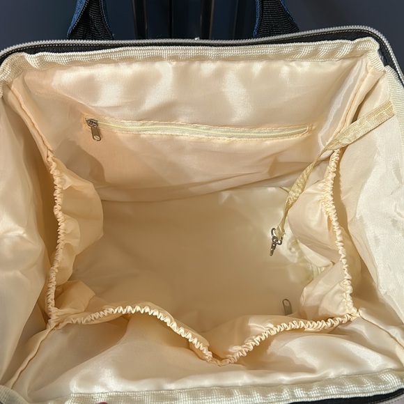 AFBP Breast Pump / Diaper Bag With Cooler NAVY Excellent Condition! - Picture 4 of 9